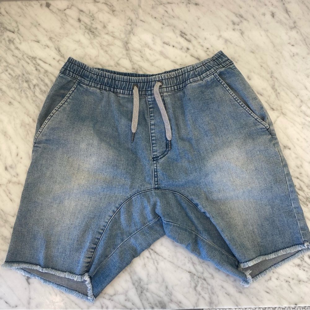 Men's Zanerobe‎ Denim Cut Off Shorts, Waist Size 32